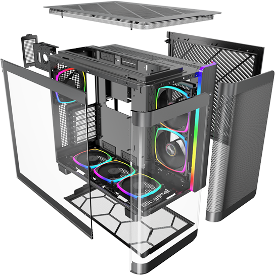 Корпус MONTECH KING 95 PRO Black - KING 95 PRO BK - фото 8