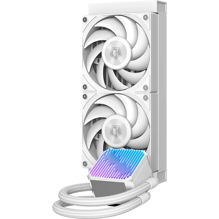 Система жидкостного охлаждения ID-COOLING DX240 MAX WHITE - фото 2