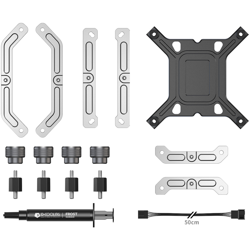 Система жидкостного охлаждения ID-COOLING DX240 MAX WHITE - фото 10