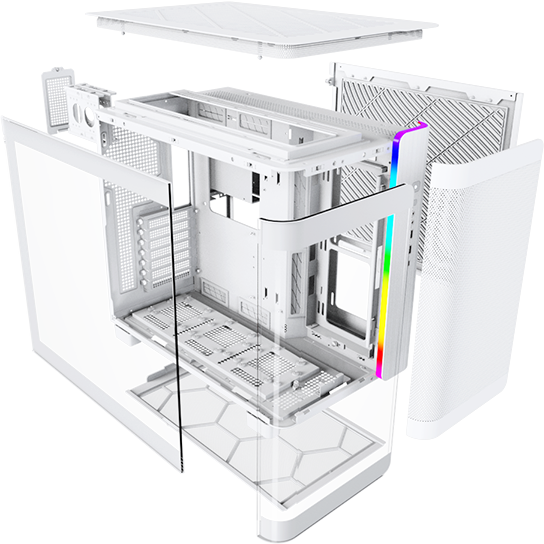Корпус MONTECH KING 95 White - KING 95 WH - фото 9