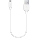 Кабель USB A (M) - microUSB B (M), 0.3м, ttec 2DK7513B White