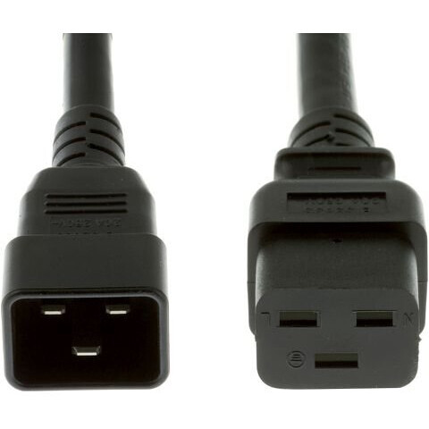 Кабель питания C19 - C20, 1м, ITK PC-C19C20-1M