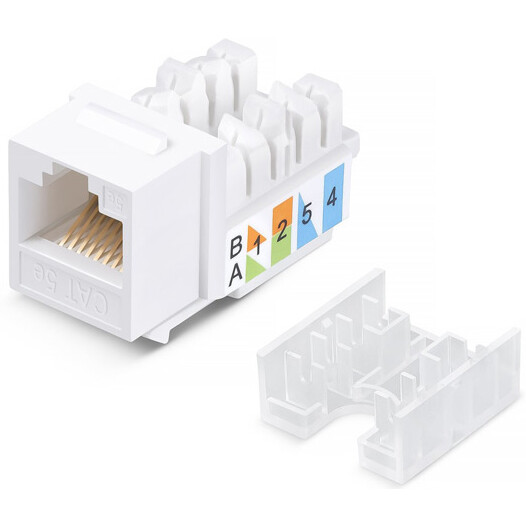 Вставка RJ-45 ExeGate KJ-8P8C-SH-C6A-180-TL
