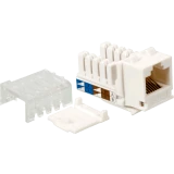 Вставка RJ-45 Lanmaster LAN-OK45U5E/90N-WH
