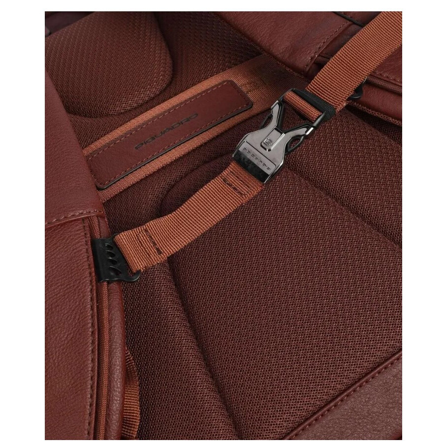 Рюкзак для ноутбука Piquadro Laptop Backpack 14" Tobacco (CA6501B3/CU) - фото 4