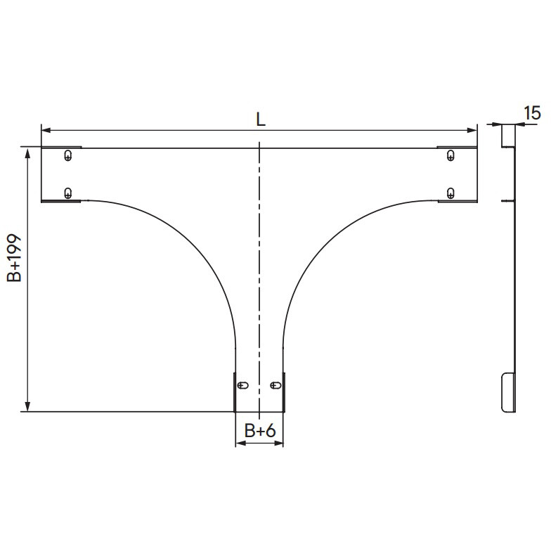 Крышка кабельного лотка DKC 38044K - фото 3