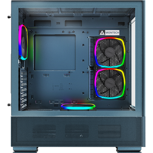 Корпус MONTECH SKY TWO MOROCCO Blue - SKY TWO MOROCCO BLUE - фото 3