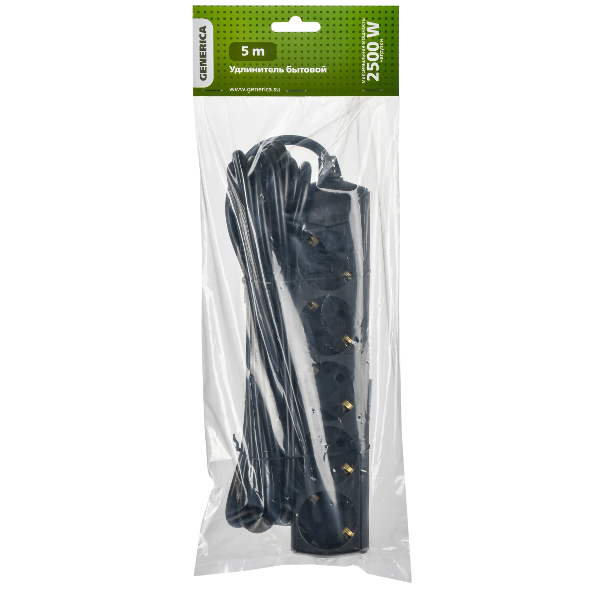 Сетевой удлинитель GENERICA WYP10-10-05-05-Z-K02-G - фото 2