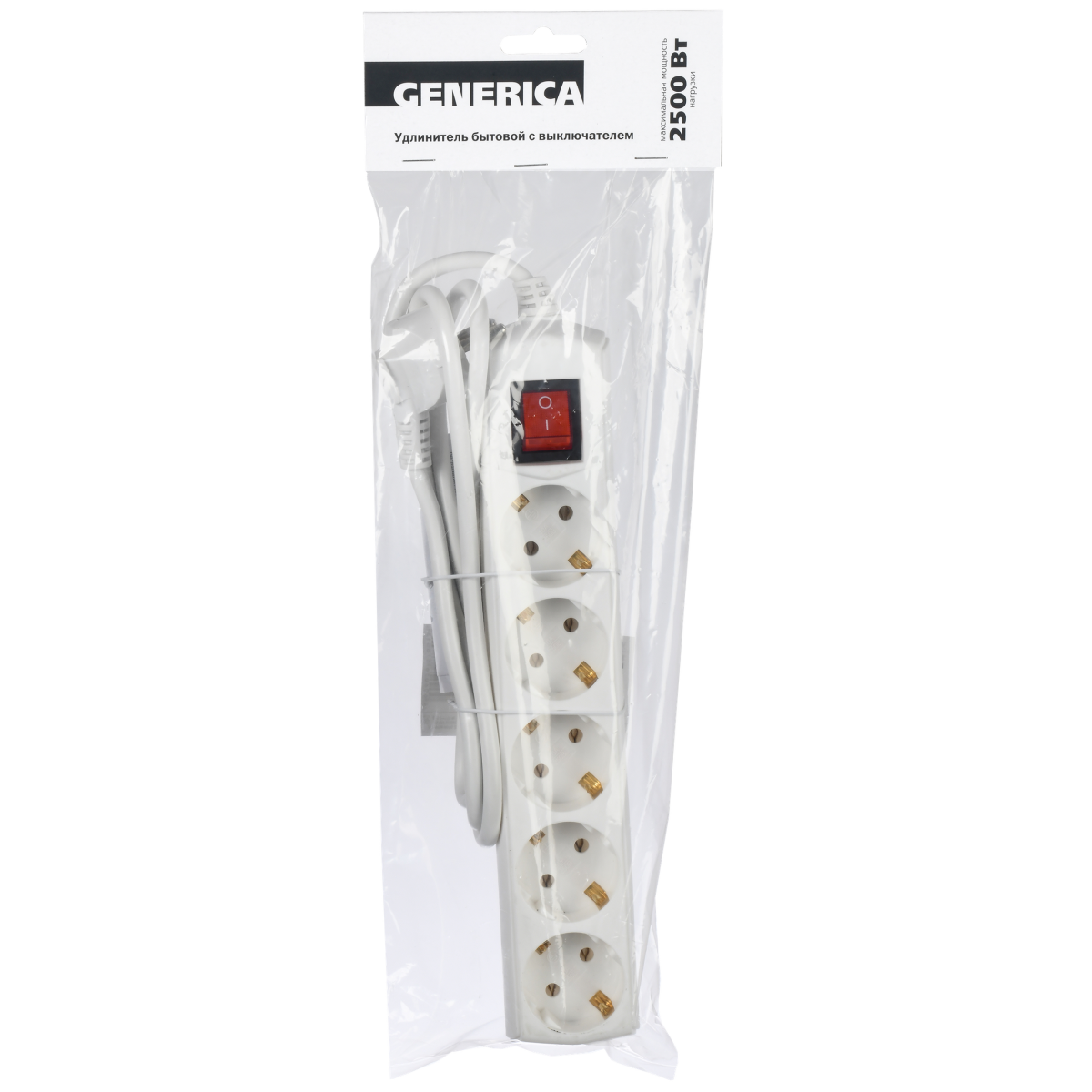 Сетевой удлинитель GENERICA WYP10-10-05-D15-ZK-G - фото 2