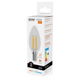 Филаментная лампочка Gauss Filament Elementary 2700K (10 Вт, E14) 10 шт. (32110)