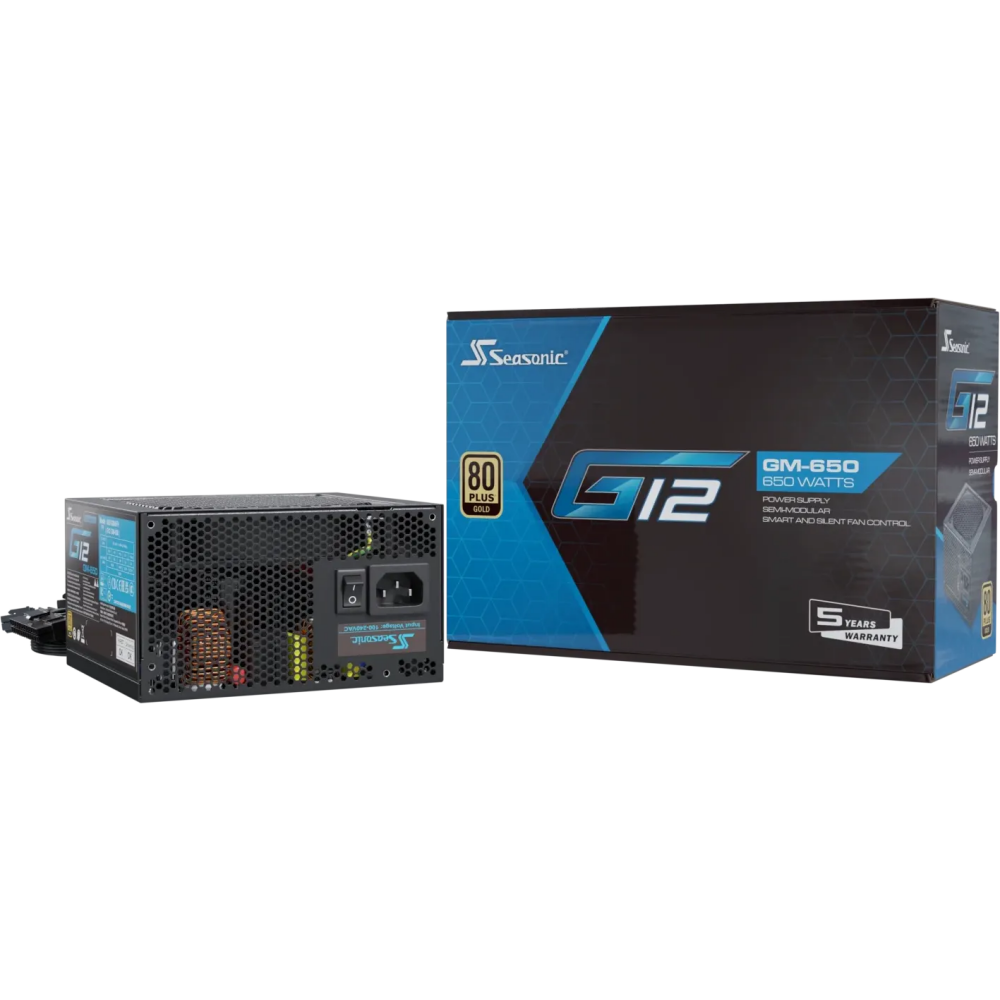 Блок питания 650W Seasonic G12 GM-650 (SSR-650FM) Gold - EN78490  - фото 8