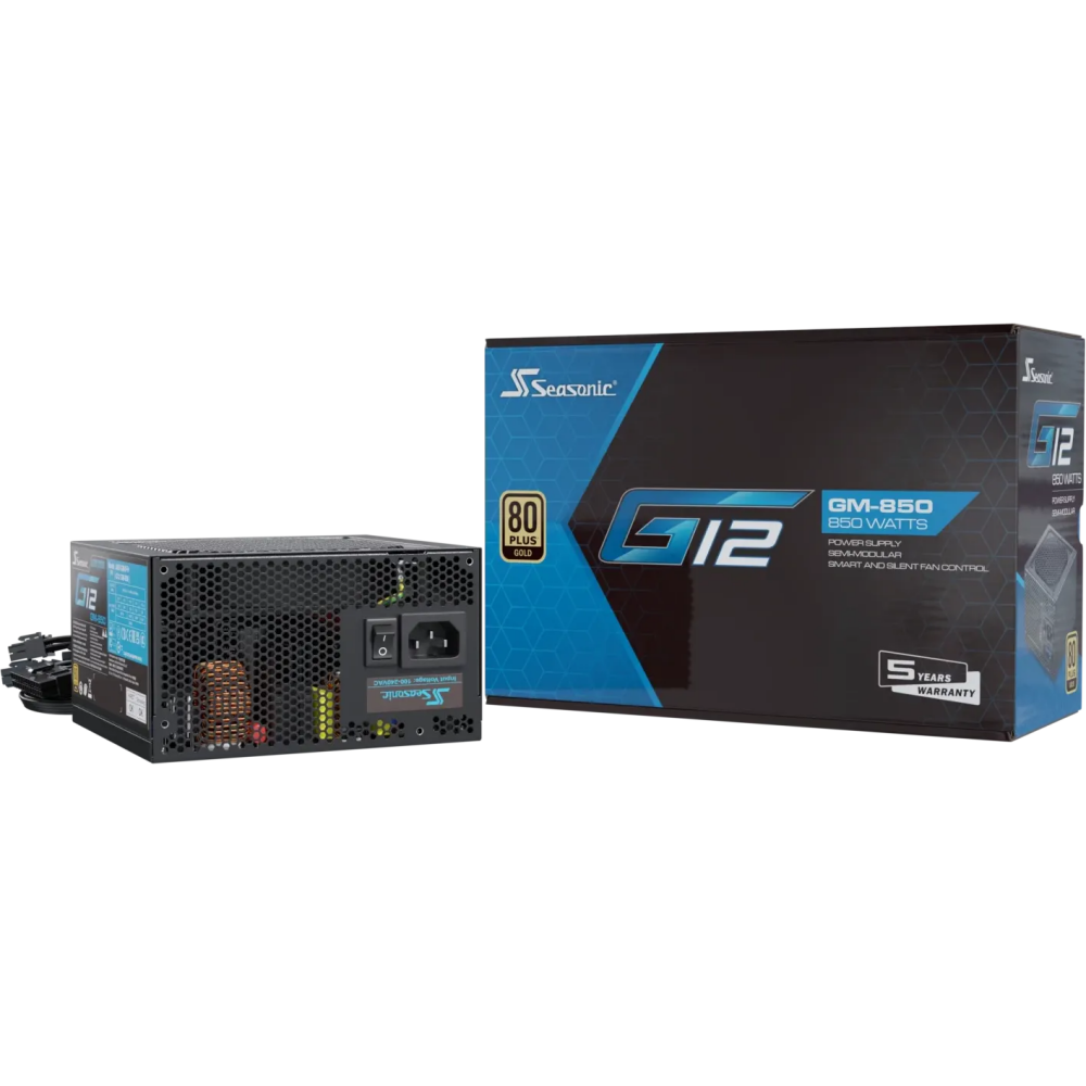 Блок питания 850W Seasonic G12 GM-850 (SSR-850FM) Gold - фото 6
