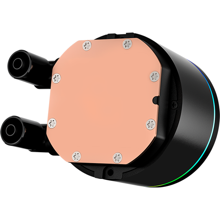 Система жидкостного охлаждения PCcooler DA360 Pro ARGB Digital BK - фото 6