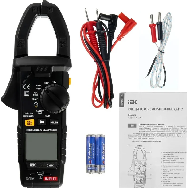 Токоизмерительные клещи IEK A2L5-CM13-01 - фото 6