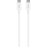 Кабель USB Type-C - USB Type-C, 1.2м, ttec 2DK36B White