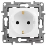 Электрическая розетка Legrand Etika 672222