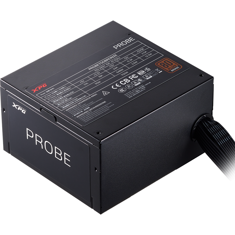 Блок питания 700W ADATA XPG PROBE - PROBE700B-BKCEU - фото 4