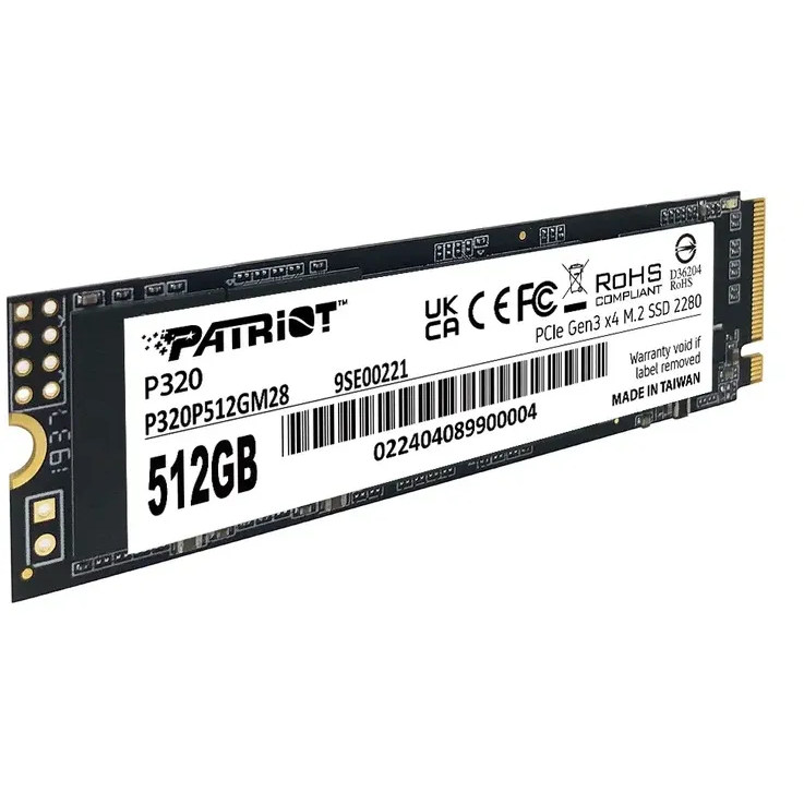 Накопитель SSD 512Gb Patriot P320 (P320P512GM28) - фото 4