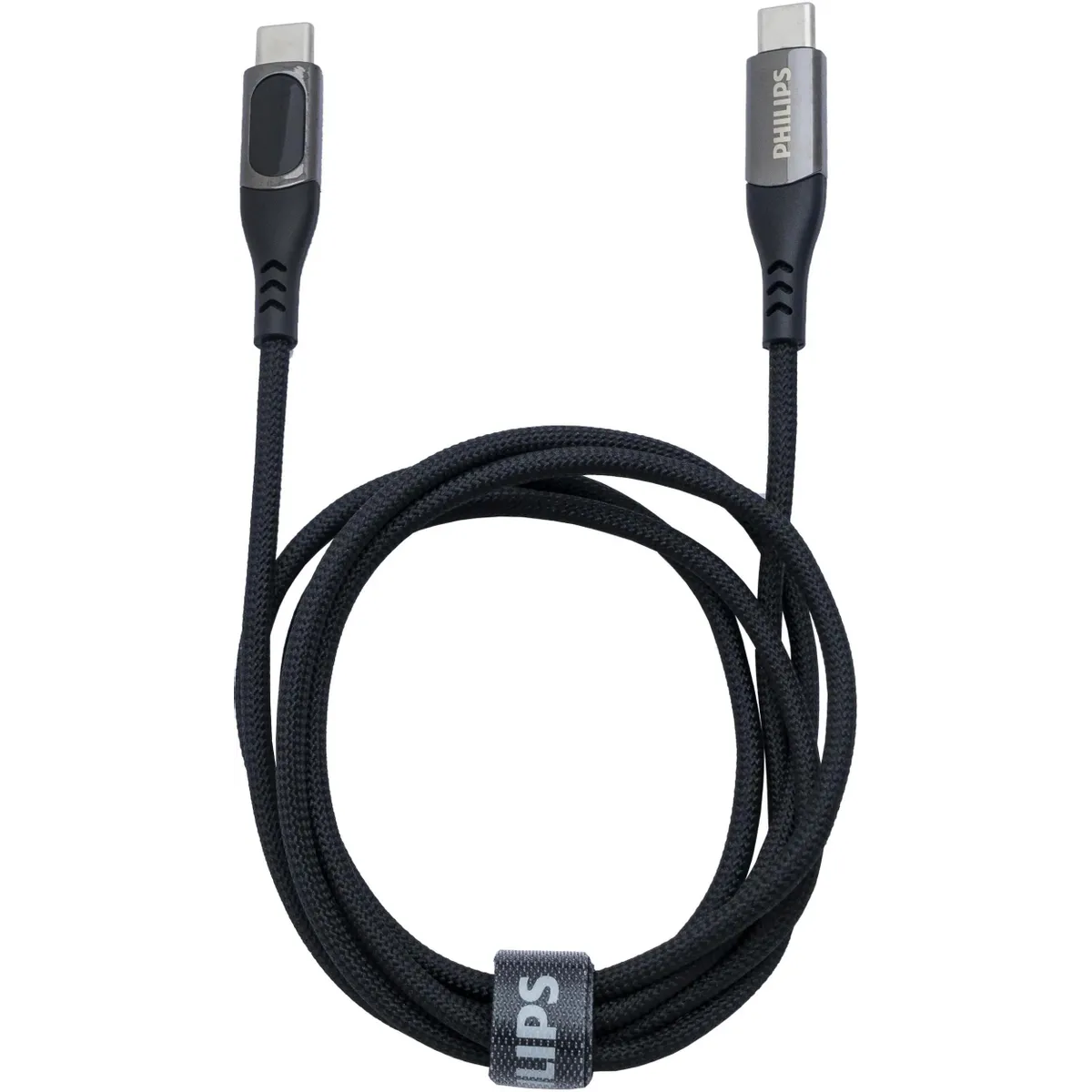 Кабель USB Type-C - USB Type-C, 2м, Philips DLC9102 Black - фото 2