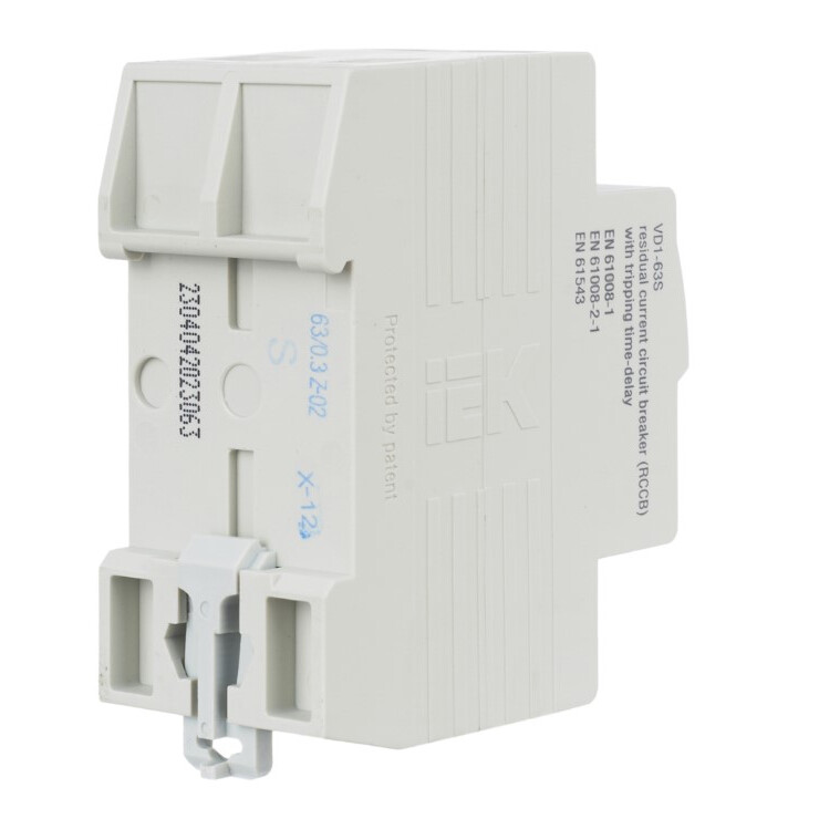 Выключатель дифференциального тока (УЗО) IEK MDV12-2-063-300 - фото 3