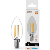 Филаментная лампочка Gauss Filament Elementary 2700K (12 Вт, E14) 10 шт. (32112)