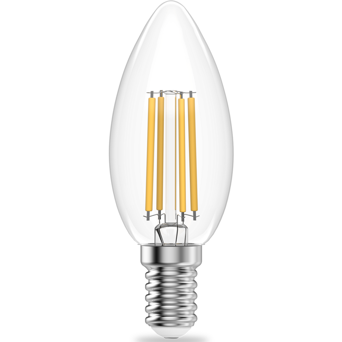 Филаментная лампочка Gauss Filament Elementary 4100K (12 Вт, E14) 10 шт. - 32122
