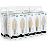 Филаментная лампочка Gauss Filament Elementary 4100K (12 Вт, E14) 10 шт. (32122)