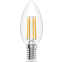 Филаментная лампочка Gauss Filament Elementary 4100K (8 Вт, E14) 10 шт. - 32128