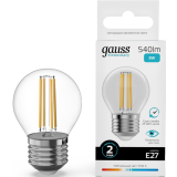 Светодиодная лампочка Gauss Filament Elementary 4100K (8 Вт, E27) 10 шт. (52228)