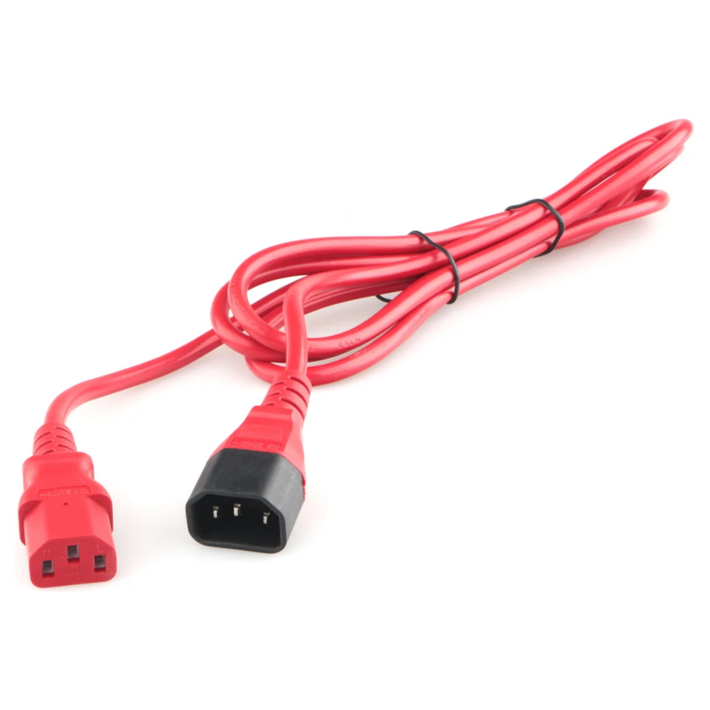 Кабель питания C13 - C14, 1.8м, Cablexpert PC-189-VDE-R-1.8M