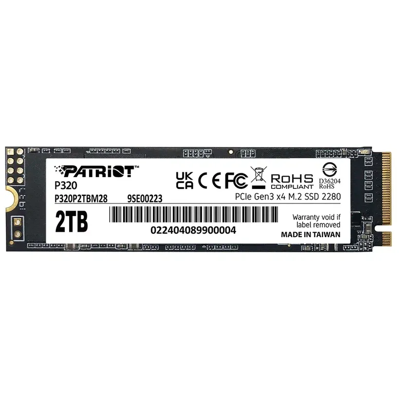 Накопитель SSD 2TB Patriot P320 (P320P2TBM28)