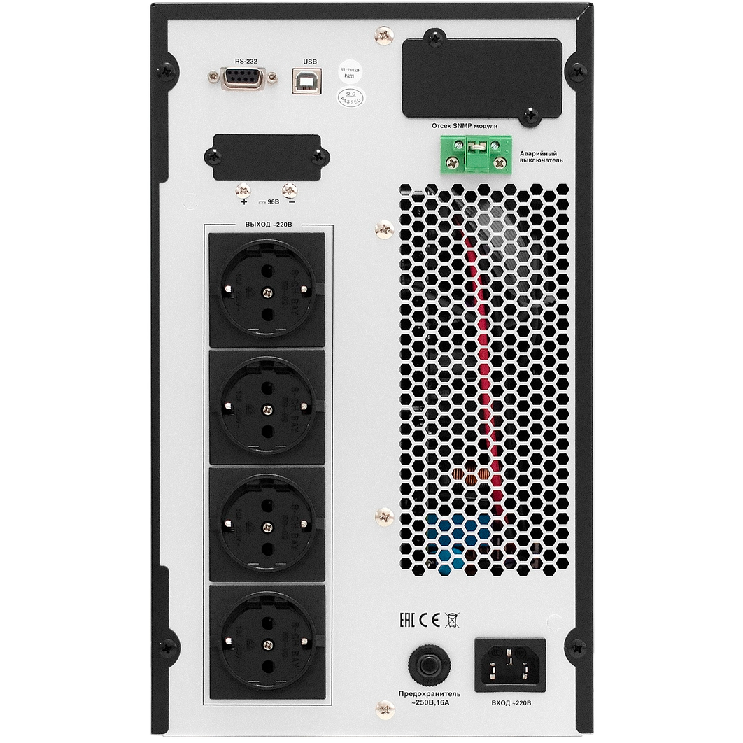 ИБП ExeGate PowerExpert TL-2000.72V.LCD.AVR.3SH.USB.RS232.SNMP - EX297170RUS - фото 3