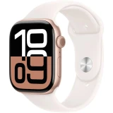 Умные часы Apple Watch Series 10 46mm Rose Gold Aluminum Case with Light Blush Sport Band S/M (MWWT3LW/A)