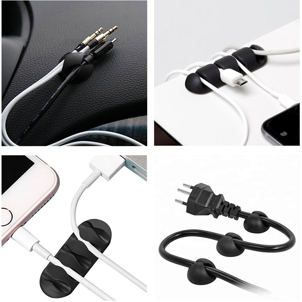 Держатель для кабелей Onkron CM-1 Black - фото 4