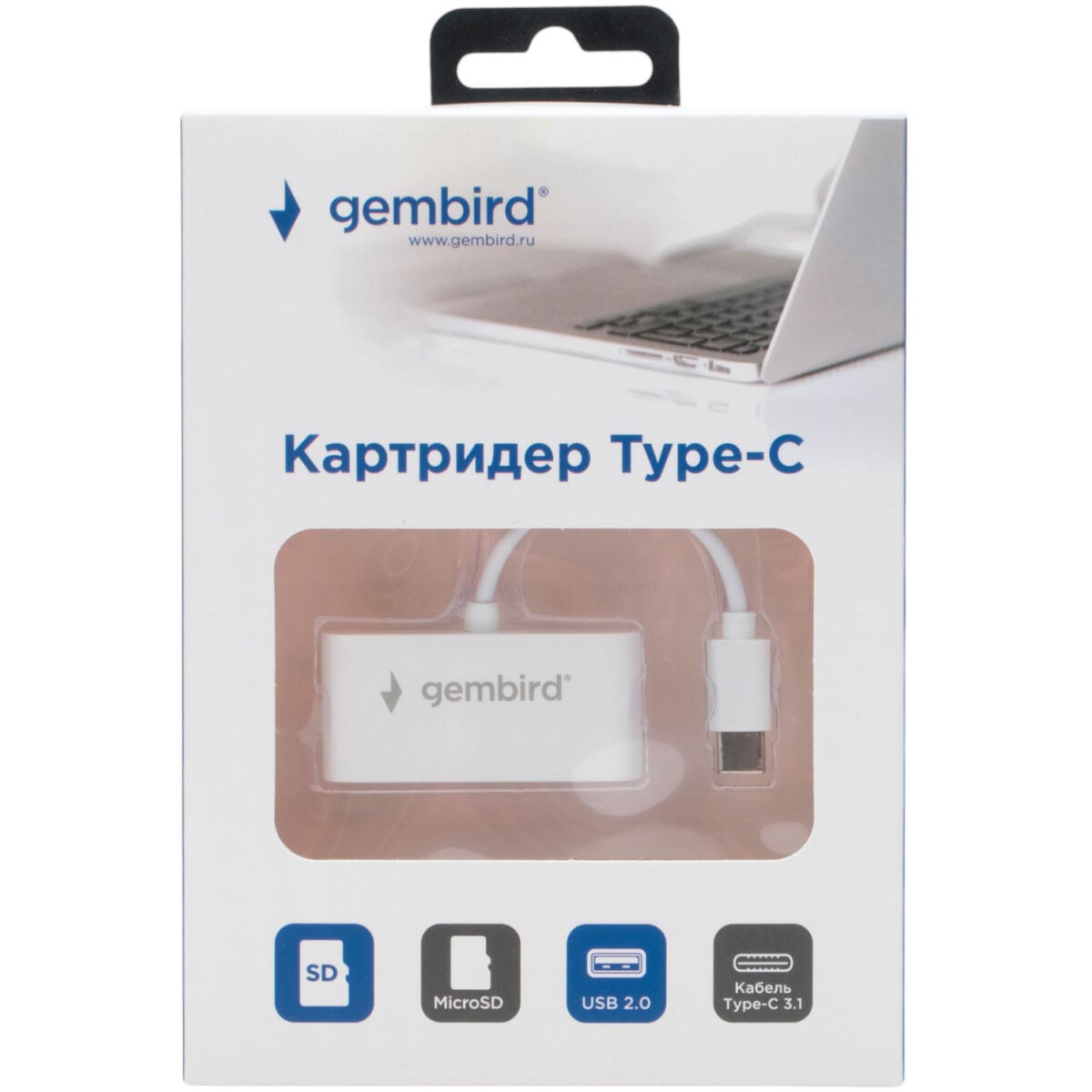 Кардридер Gembird FD2-MSD-2 - фото 3