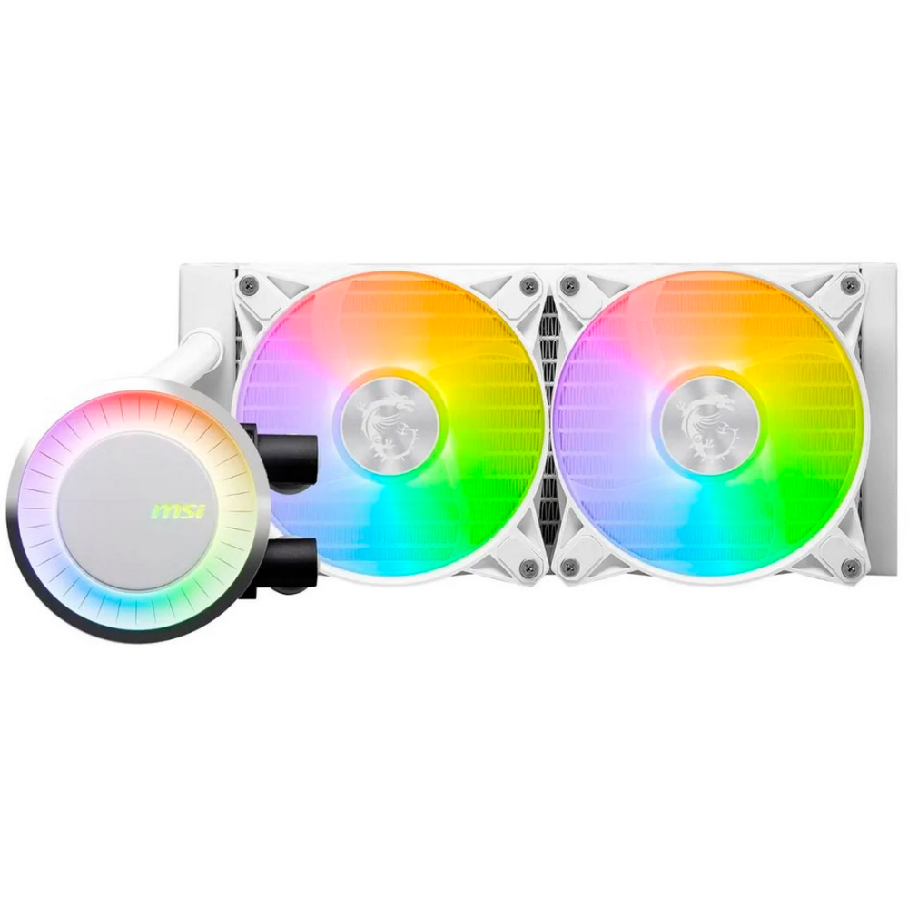 Система жидкостного охлаждения MSI MAG CORELIQUID E240 WHITE - 306-7ZW5E27-C24 - фото 4