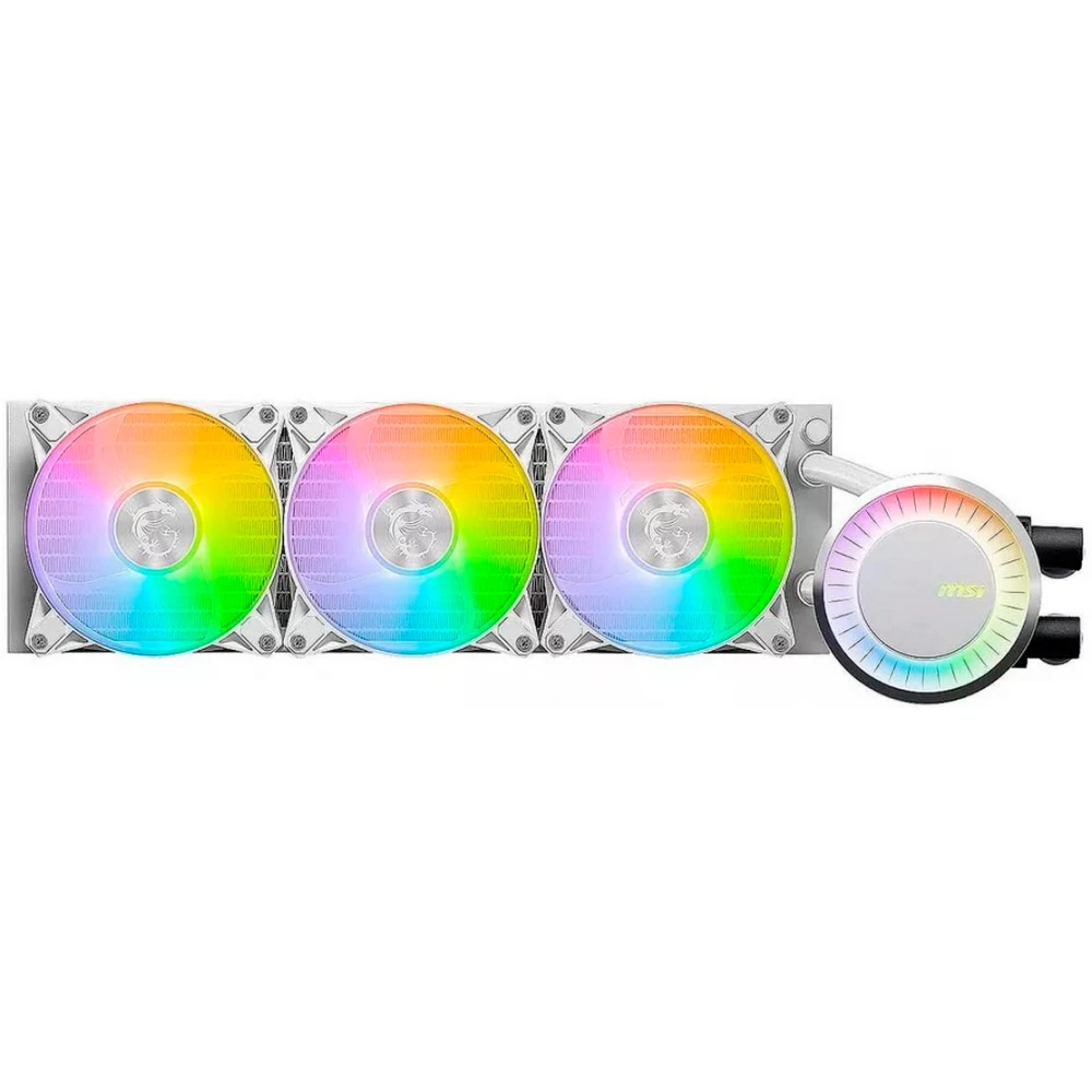 Система жидкостного охлаждения MSI MAG CORELIQUID E360 WHITE - 306-7ZW6E27-C24 - фото 2