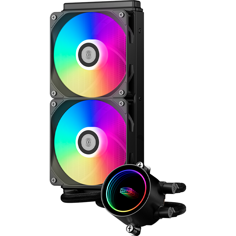 Система жидкостного охлаждения PCcooler DA240 ARGB Black