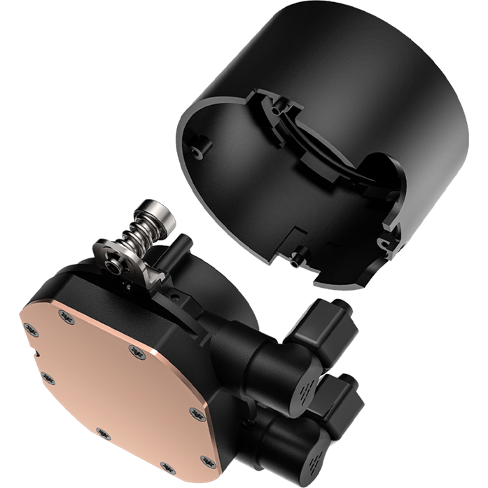 Система жидкостного охлаждения PCcooler DA240 ARGB Black - DA240 ARGB BK - фото 4