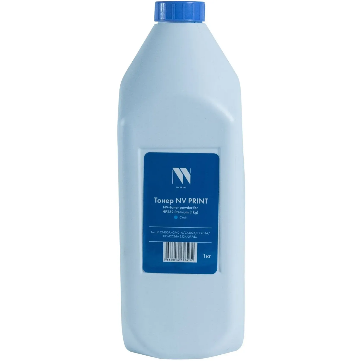 Тонер NV Print 252-PR-1KGC Cyan