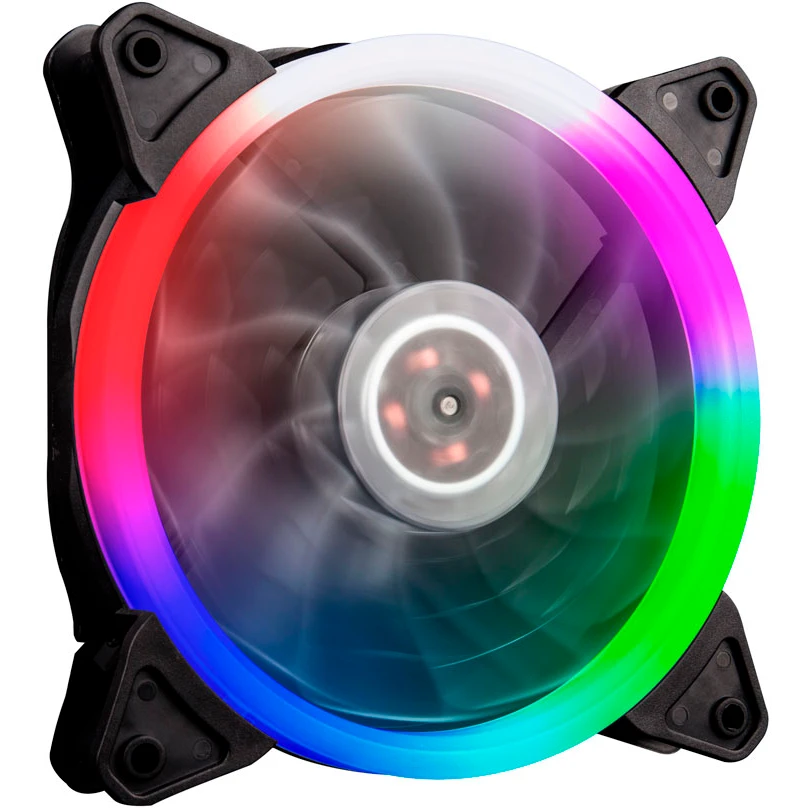 Вентилятор для корпуса 1STPLAYER R1 Black FRGB OEM - R1-BK-3P - фото 2