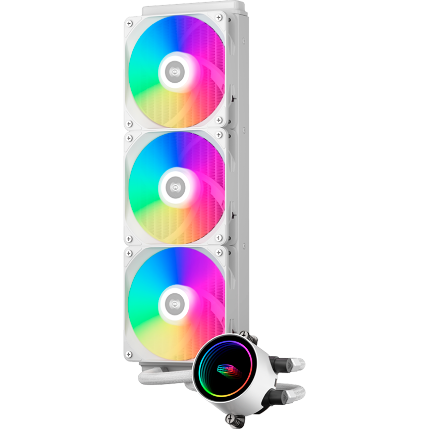 Система жидкостного охлаждения PCcooler DA360 ARGB White