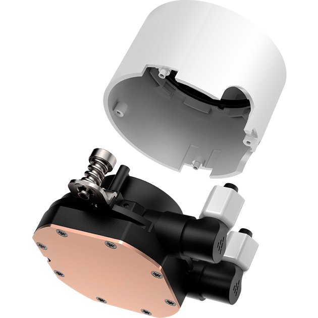 Система жидкостного охлаждения PCcooler DA360 ARGB White - DA360 ARGB WH - фото 4