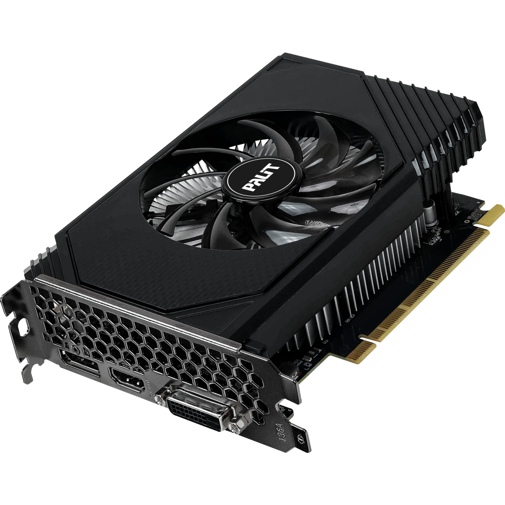 Видеокарта NVIDIA GeForce RTX 3050 Palit StormX OC 6Gb (NE63050S18JE-1072F) - фото 3