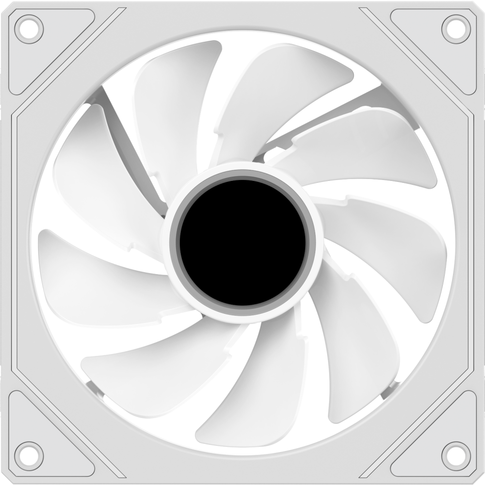 Вентилятор для корпуса Ocypus Gamma F12 WH ARGB REVERSE BLADE - Gamma-F12-WH1AM01X-GL - фото 2