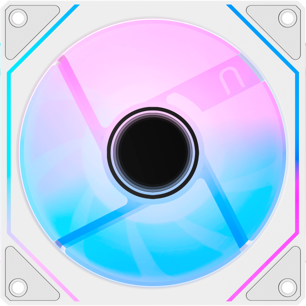 Вентилятор для корпуса Ocypus Gamma F12 WH ARGB REVERSE BLADE - Gamma-F12-WH1AM01X-GL - фото 4