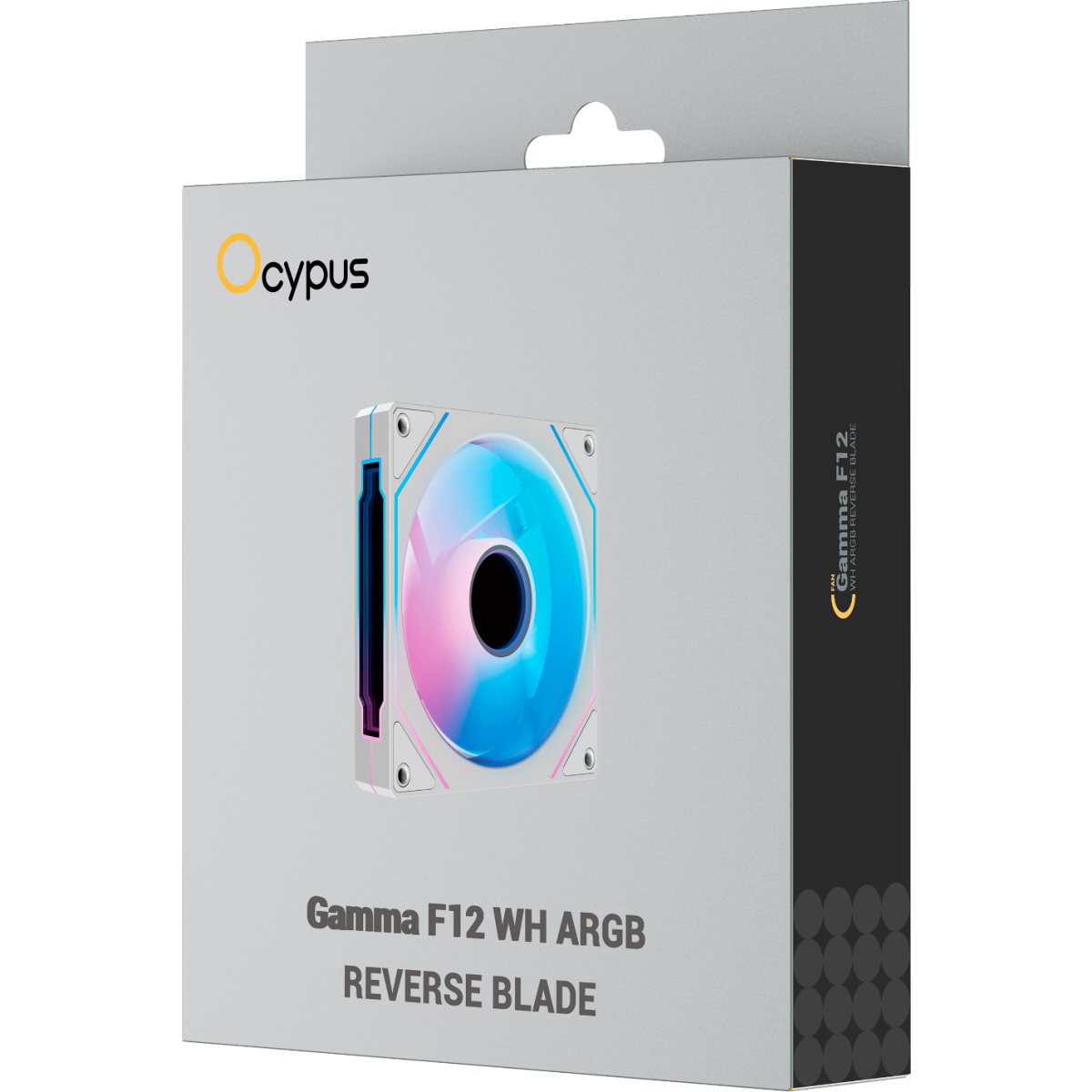 Вентилятор для корпуса Ocypus Gamma F12 WH ARGB REVERSE BLADE - Gamma-F12-WH1AM01X-GL - фото 6