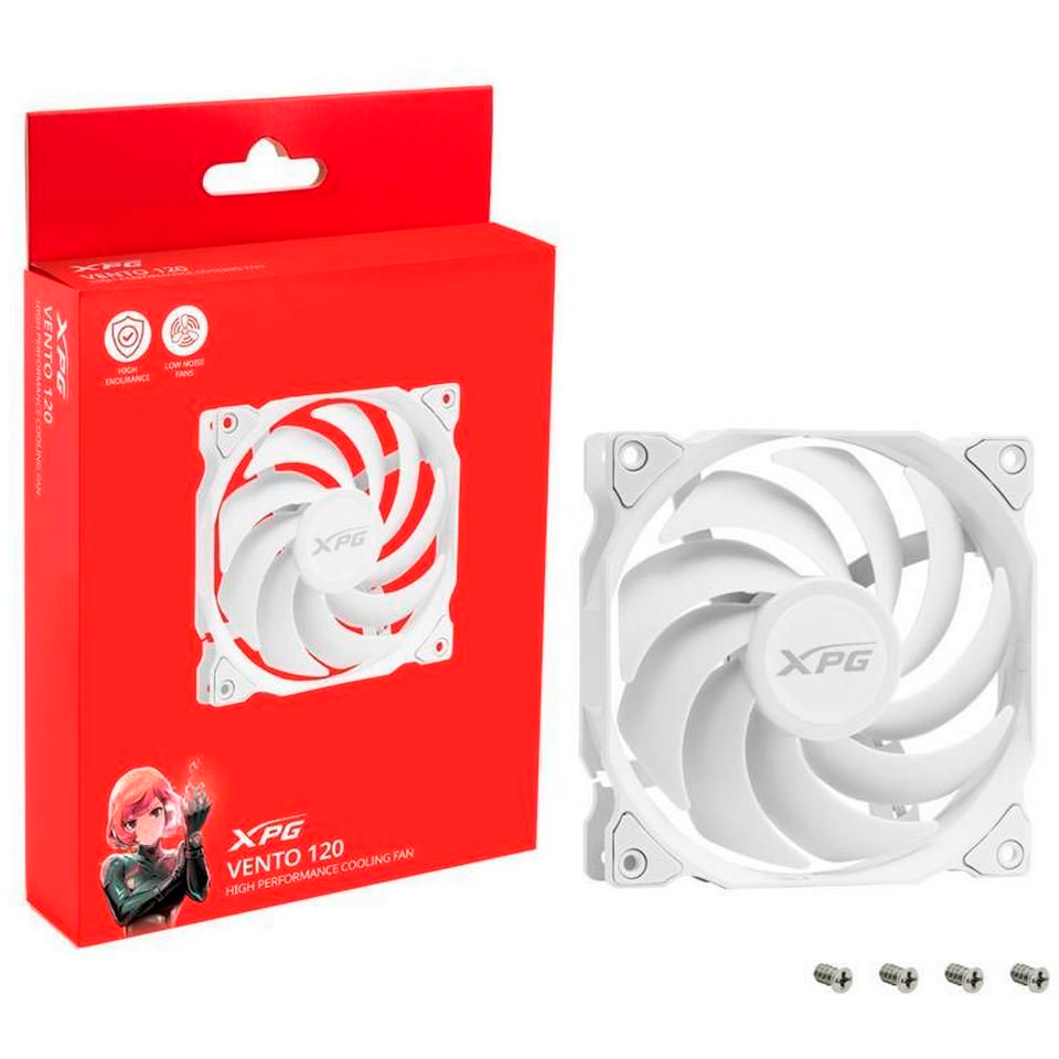 Вентилятор для корпуса ADATA XPG VENTO 120 White - VENTO120-WHCWW - фото 3