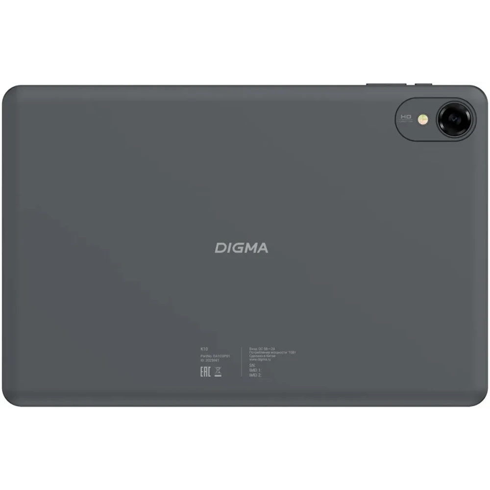 Планшет Digma K10 T606 4/64Gb Grey - DA1C0P01 - фото 2