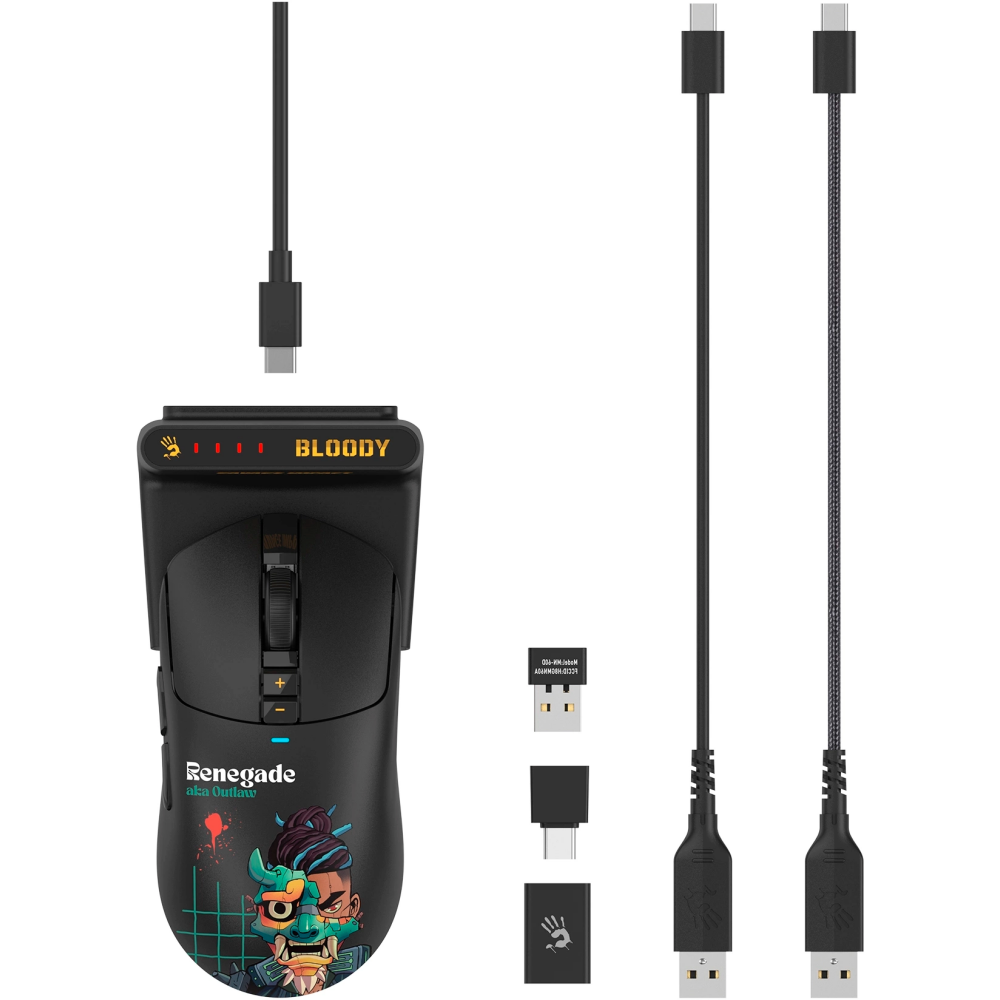 Мышь Bloody R72 Ultra Duo Renegade Ademidnight - фото 16